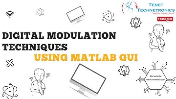 Digital Modulation techniques using Matlab GUI || Matlab || Digital Moduls || Tenet Technetronics