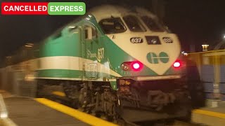 (Cancelled/Express!) (Mid Old Cab Car 228) GO 1239 - 371 With 637 At Oakville 