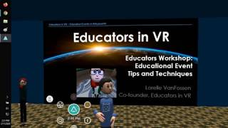 Educators in AltspaceVR Workshop 2020-02-11