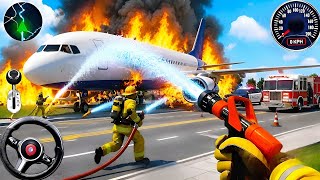 Fire Truck City Rescue Simulator - 911 US Emergency Fire Truck Driving 3D - All -Day-Gameplay....... screenshot 4