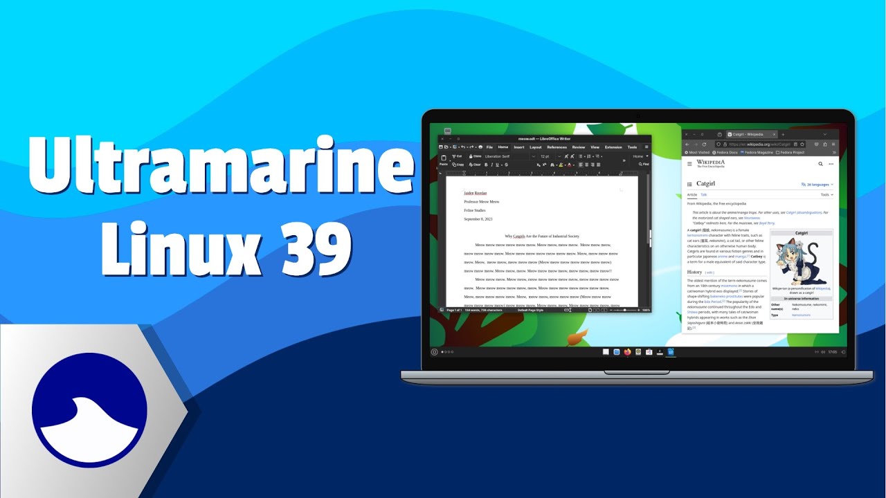 Ultramarine Linux 39 - Faltou evolução - YouTube