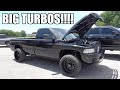 2nd Gen Cummins gets BIG COMPOUND TURBOS!!!