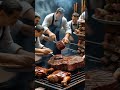 Tiny Chefs’ Backyard BBQ Party #foodviralshorts #youtubeshorts #viralfoodvideos #bbqmaking