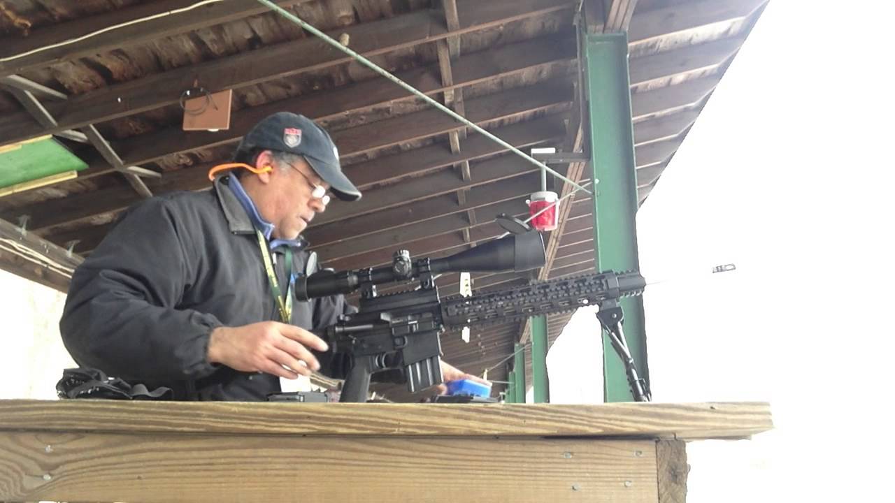 John with AR15 at Cherry Ridge Gun Range