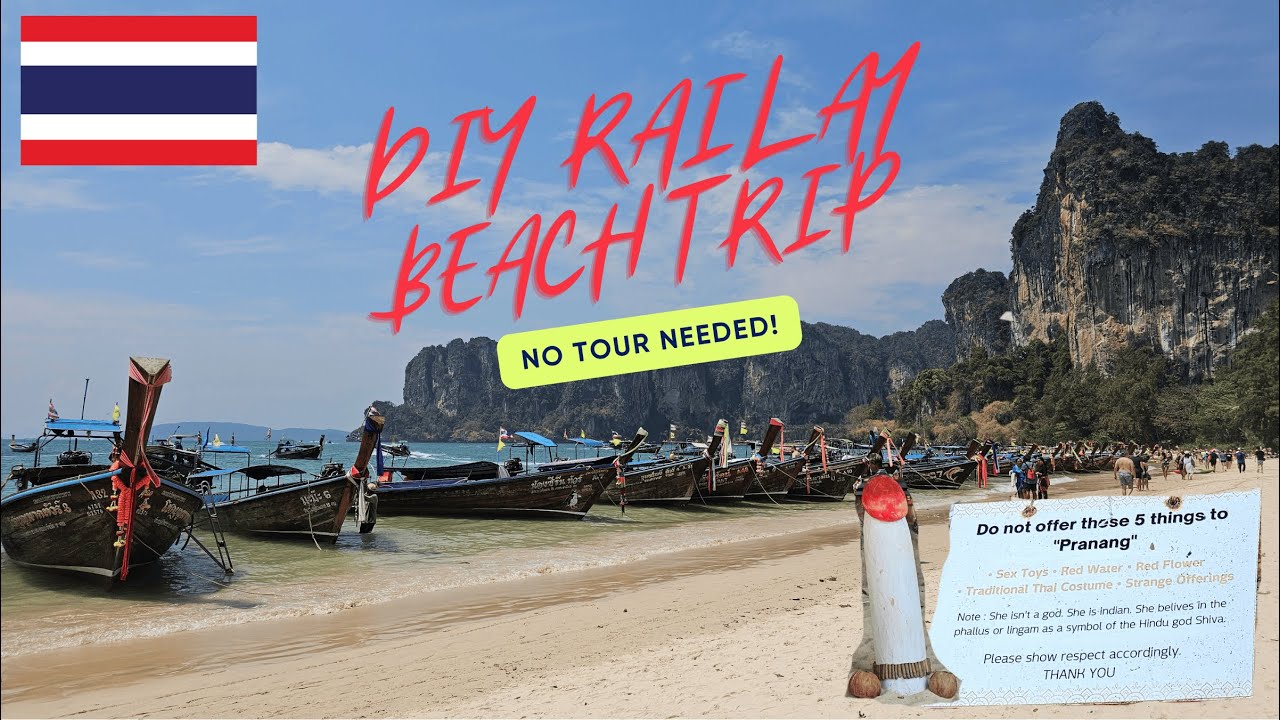 DIY Day Trip to Railay Beach from Ao Nang | How to Visit Phra Nang Cave Without a Tour