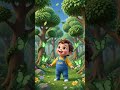 💚 Green Color Magic | Learn Green Color with Baby Goozy 🌈 #Shorts #kidssongs #nurseryrhymes #kids
