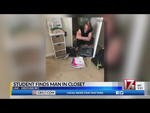 UNC-Greensboro student finds man in closet wearing her clothes