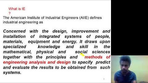 Chapter one Introduction to work study and Industrial engineering by Abebaw Mulat