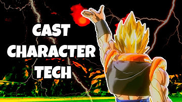 CAST CHARACTER TECH COMBOS | Dragonball xenoverse 2