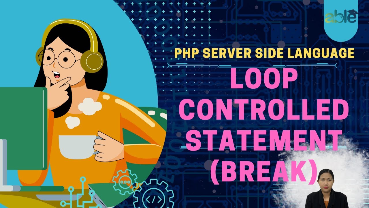 PHP Loop Control Statement Break - YouTube