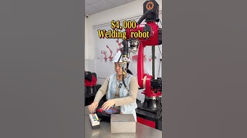 Drag and drop welding robot#industrial #factory #six_axes#robot #automatic#robots #mechanic