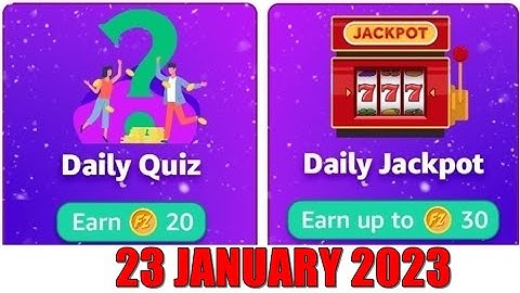 Amazon Fz Coins Quiz Answers Today | Amazon Quiz Today | 23 January 2023