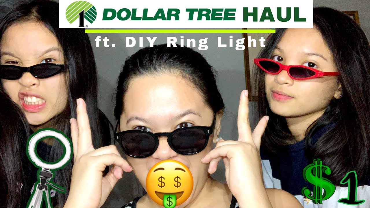 DOLLAR TREE HAUL ft DIY RING LIGHT 1? YouTube