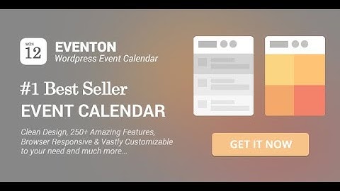 Free Download / EventON  - WordPress Virtual Event Calendar Plugin
