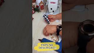 #047 Faço e vendo tudo Casa Enfeite de Natal costura fácil passo a passo