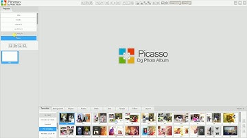 Picasso dg photo album software project operation demo part 2