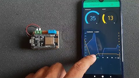 DHT11 sensor & ESP8266 temperature & humidity online monitoring using blynk application iot based