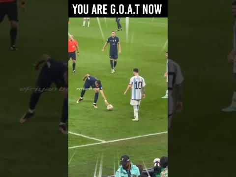 moment langka mbappe vs king messi #short #mbappe #messi #fifaworldcup2022