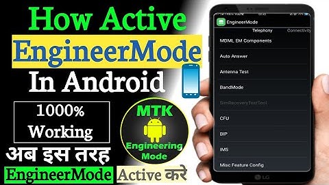 How To Enable Engineering Mode in Any MTK #MediaTek Android Device| Know All Secret Codes & Setting!