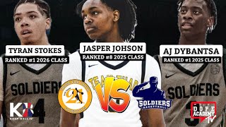 Team Thad vs Oakland Soldiers 17U battle in Memphis | EYBL top ranked Aj & Tyran vs Jasper ball out