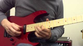 Video thumbnail of "Skrillex - ( Guitar Lesson + TAB ) Scary Monsters and Nice Sprites"