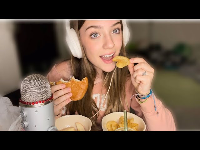 ASMR// Mukbang with Rambling #food #whisper #asmr #mukbang