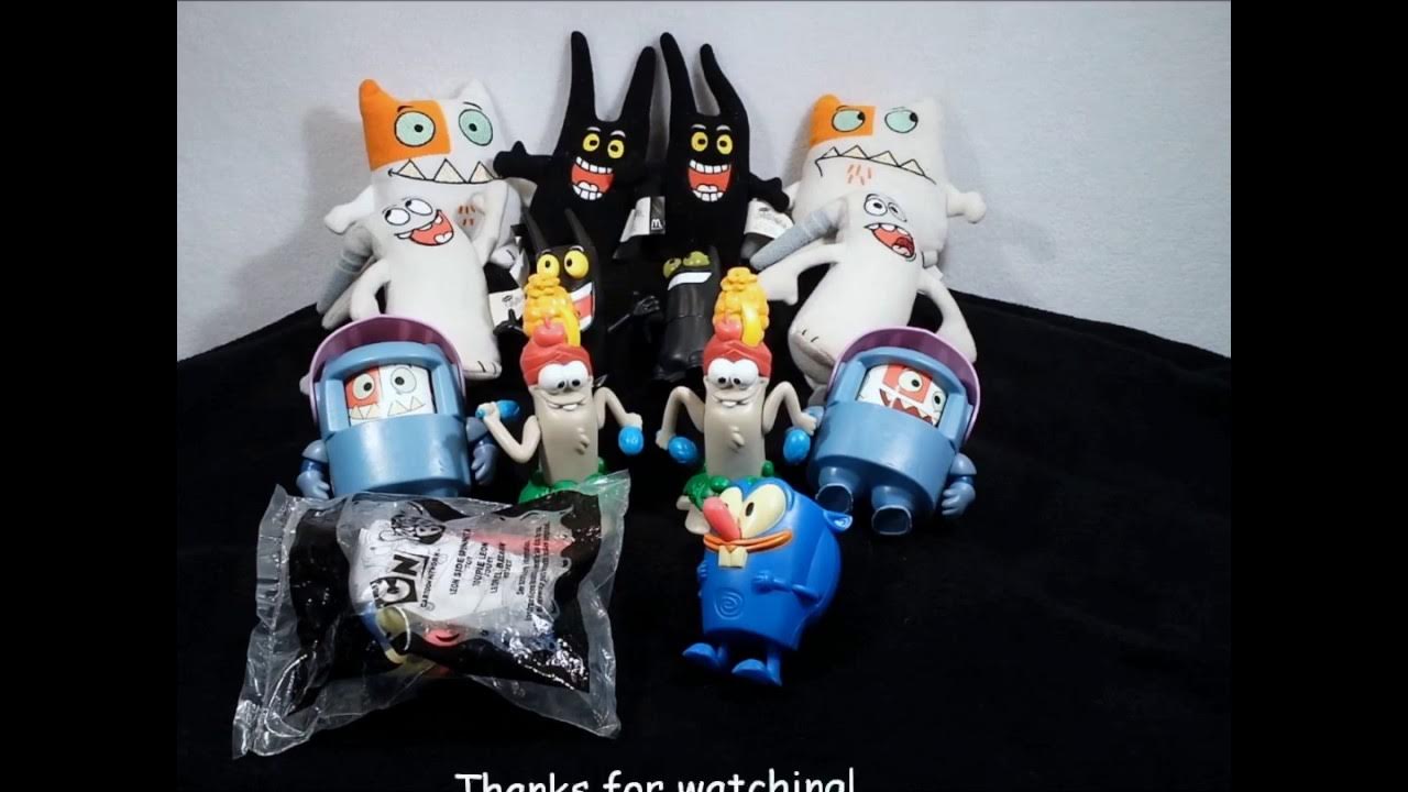 Nickelodeon Cat Scratch Toy Collection Gordon Quid Waffle Mr. Blik