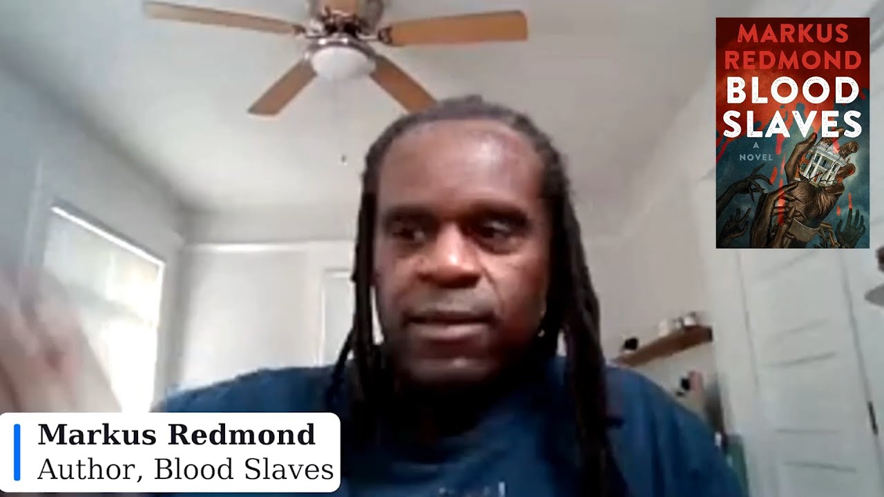 Markus Redmond discusses his debut vampire novel, Blood Slaves, with editor Leticia Gomez