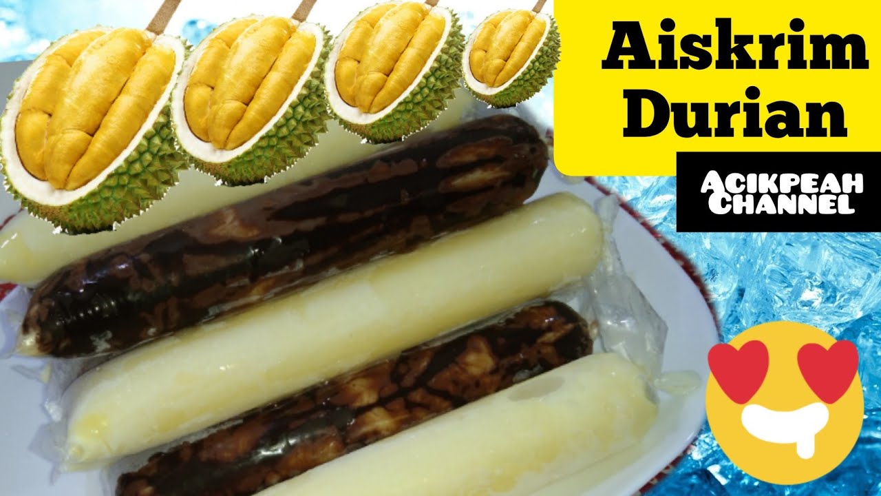 Aiskrim malaysia perisa Durian BATU KURAU😋 - YouTube