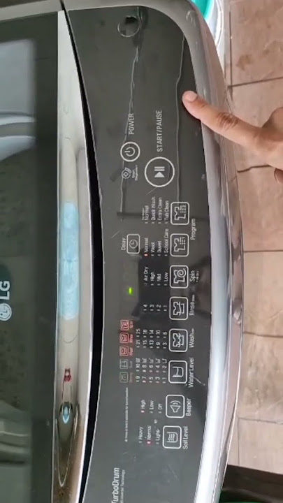 LG 17kg Inverter Smart Drum Error PE Code