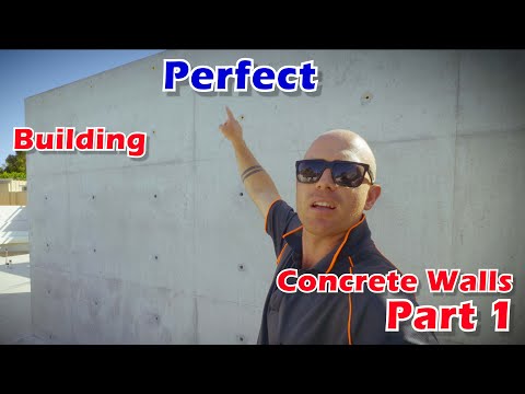 Formwork And Set-out Of Off-form Concrete Walls PART 1