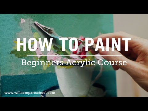 Video: How To Learn To Paint From Scratch