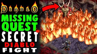 DIABLO CUT CONTENT: Secret Diablo FIGHT! MAP OF THE STARS Quest