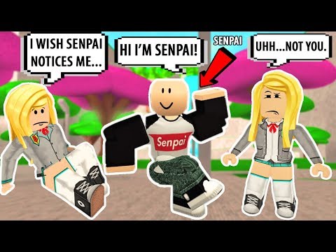 Trolling As Senpai Back To School Roblox Anime High School Roblox Funny Moments Youtube - senpai roblox
