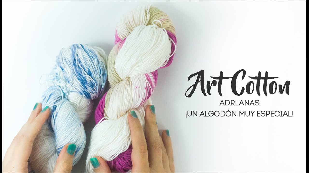 Hilos para tejer crochet - Algodón 100% ¡Teñido artesanal! 