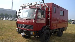 Die Feuerwehr wird zum Wohnmobil: Mercedes Benz 914 Expeditionsfahrzeug Eigenbau 7,5t Vanlife