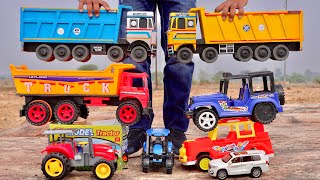 Die Model a unboxing Video | TATA Dump Truck, 12Tyre Ashok Leyland, Mahindra Tractor, Thar Jeep, Car