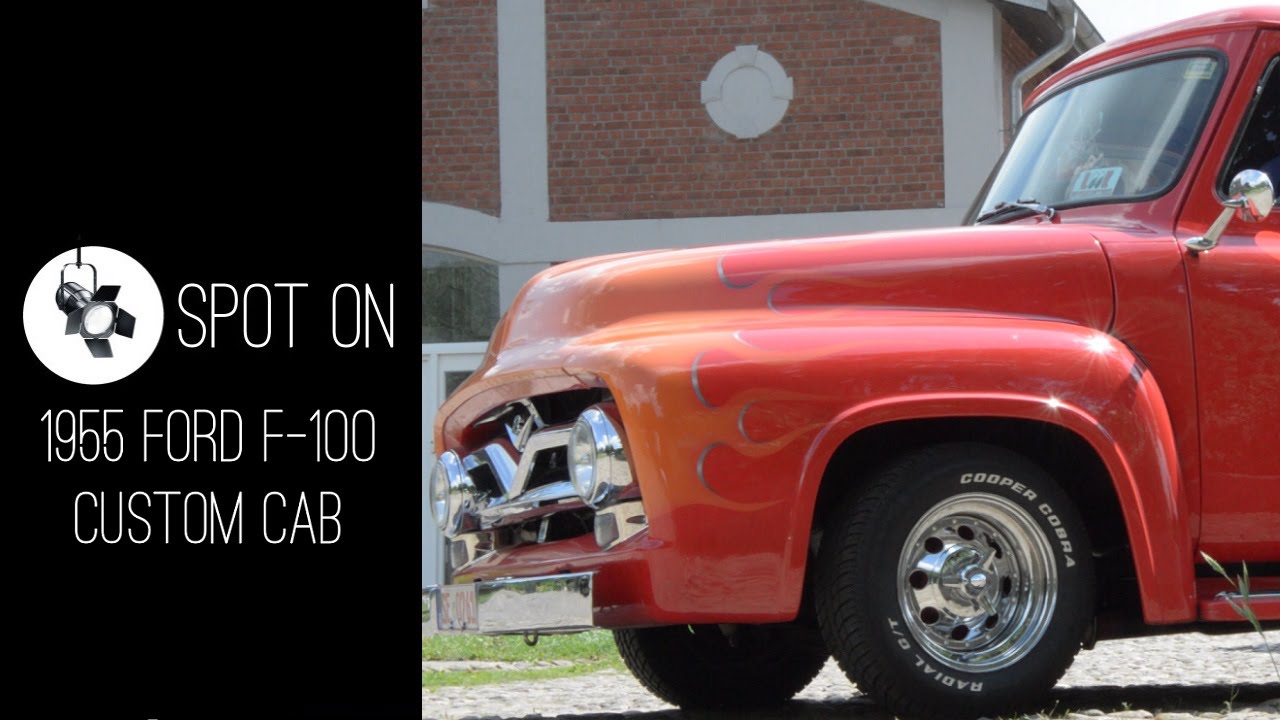 oldtimers jokes “SPOT ON” 1955 Ford F-100 Custom Cab