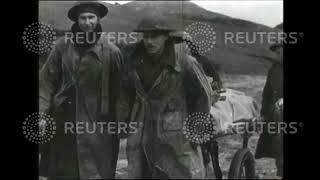 1943 War front in Tunisian Republic (Tunisia)