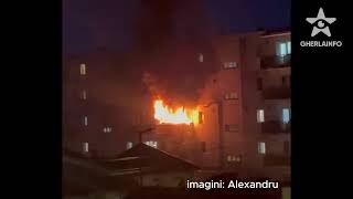 Incendiu apartament Gherla (Cluj) 29 03 2026