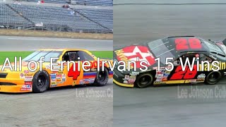 All of Ernie Irvan's 15 Wins Wealth