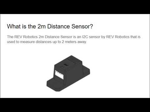 Introduction to REV Robotics 2m Distance Sensor