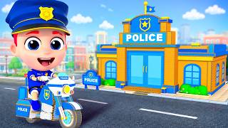 Cardboard Police Station | Cardboard World | Tinytots Nursery Rhymes &amp; Kids Songs