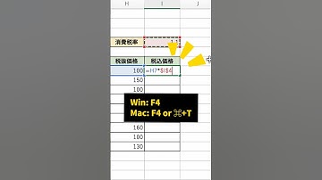 絶対参照を1発で付けられるショートカット#excel #エクセル #パソコンスキル #パソコン裏技