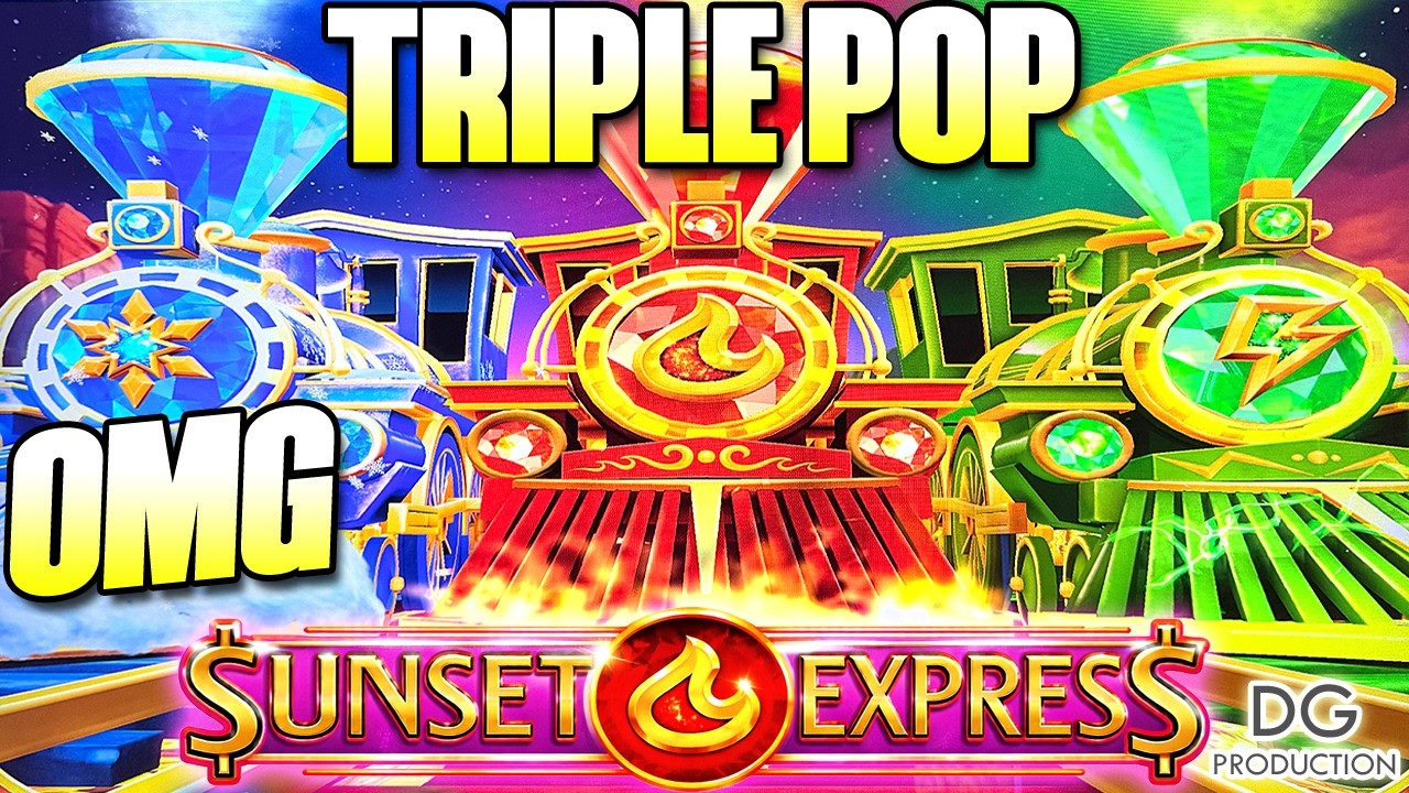 🚨ОМГ🚨НОВЫЙ БИЛЕТ НА ВЫИГРЫШ В ИГРОВОМ АВТОМАТЕ TRIPLE POP SUNSET EXPRESS! КРУПНЫЙ ВЫИГРЫШ В КАЗИН...