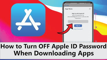 How to turn off apple id password when downloading apps