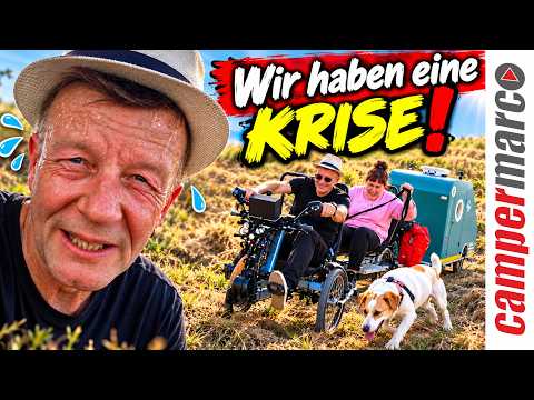 Too hot, too heavy, too steep! Our tandem trike adventure is spiraling out of control