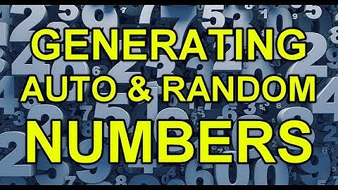 Dynamics 365 2MT Episode 52: Generating auto numbers and random numbers