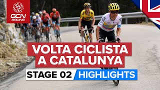 Summit Finish Gives Early Test For Favourites! | Volta A Catalunya 2023 Highlights - Stage 2 screenshot 3