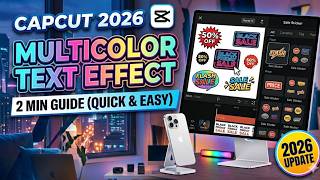 Multicolor Text Effect in CapCut 2026 | 2 Min Guide (Quick & Easy) Net Worth